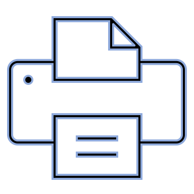 Printer outline
